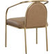 Cicero Milliken Cognac Dining Armchair